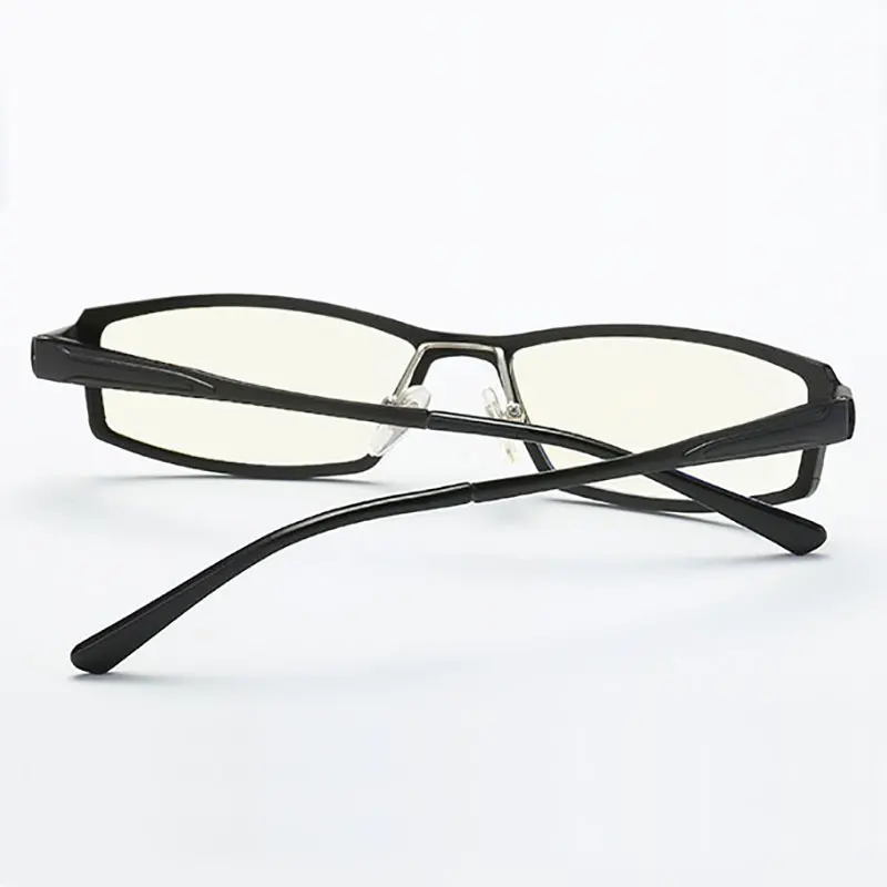 Zlitine Okvir Eye Glasses Pravokotne Očala Polni Platišča Očala Moških in Žensk Slog Optična Očala Okvir