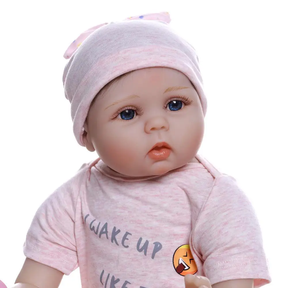 RCtown Bebe Prerojeni Veren Prerojeni Lutke Otroka Dekle Modre Oči Silikonski Simulirani Lutka Otroci Darilo Za Rojstni Dan