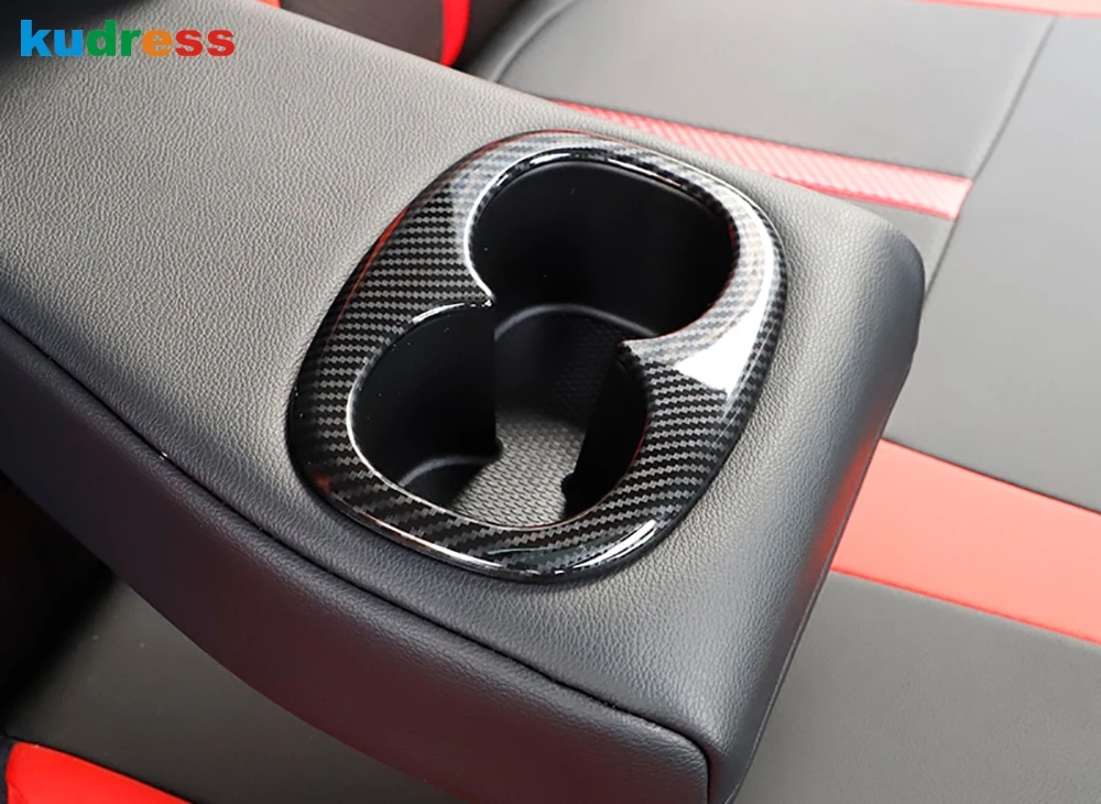 Za Mitsubishi Eclipse Križ 2017-2020 ABS Avto zadnjem Sedežu Center Vode Držalo Pokrova Trim Okvir, Notranja Oprema Styling