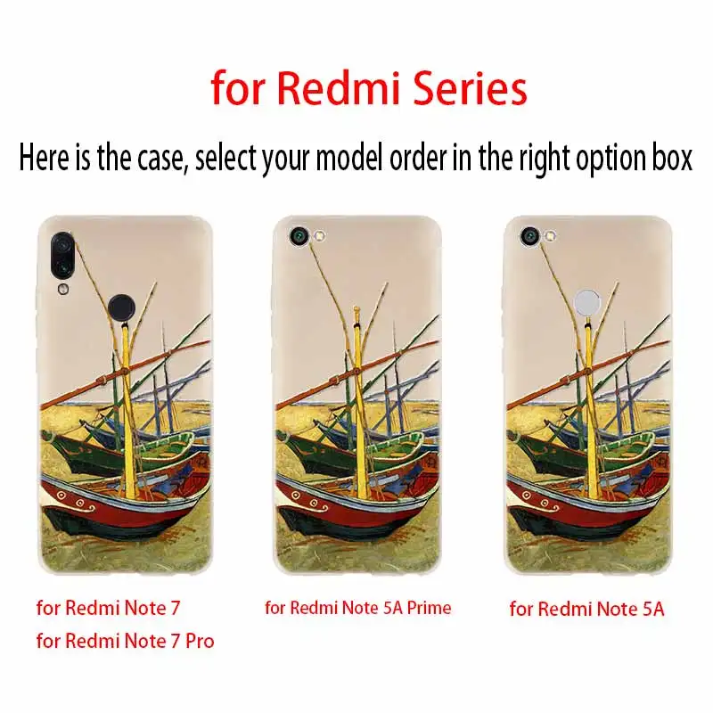 Novo Ohišje Za Xiaomi Redmi Opomba 9 8 7 6 5 pro Kritje Redmi 9a člen 8a, 7a, 6a 5a 8t y3 Zdravnik, ki je van gogh Umetnosti