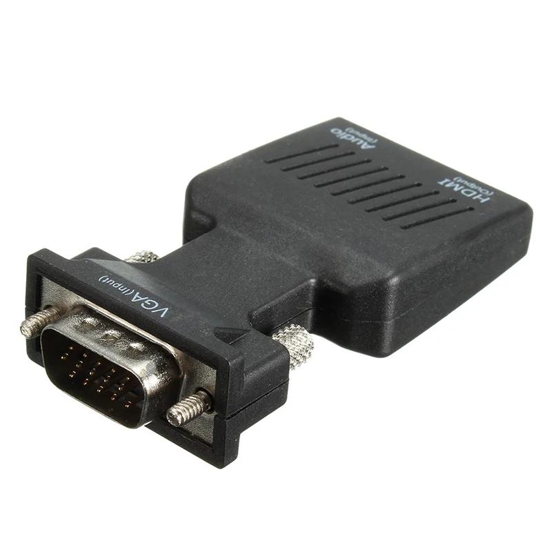 1080P VGA Moški HDMI Ženski Adapter Pretvornik USB, Audio Kabel