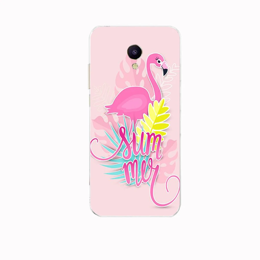 01AS Živali Flamingo Mehki Silikonski Hrbtni Pokrovček Primeru za Meizu M5 M5C M5S Opomba M8 Lite X8 kritje funda
