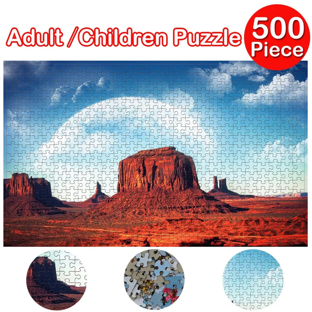 HINST Odraslih jigsaw puzzle 500 Kos Velike Puzzle za otroke, Igro, ki je Zanimivo Igrače Osebno Darilo sestavljanke Učenje