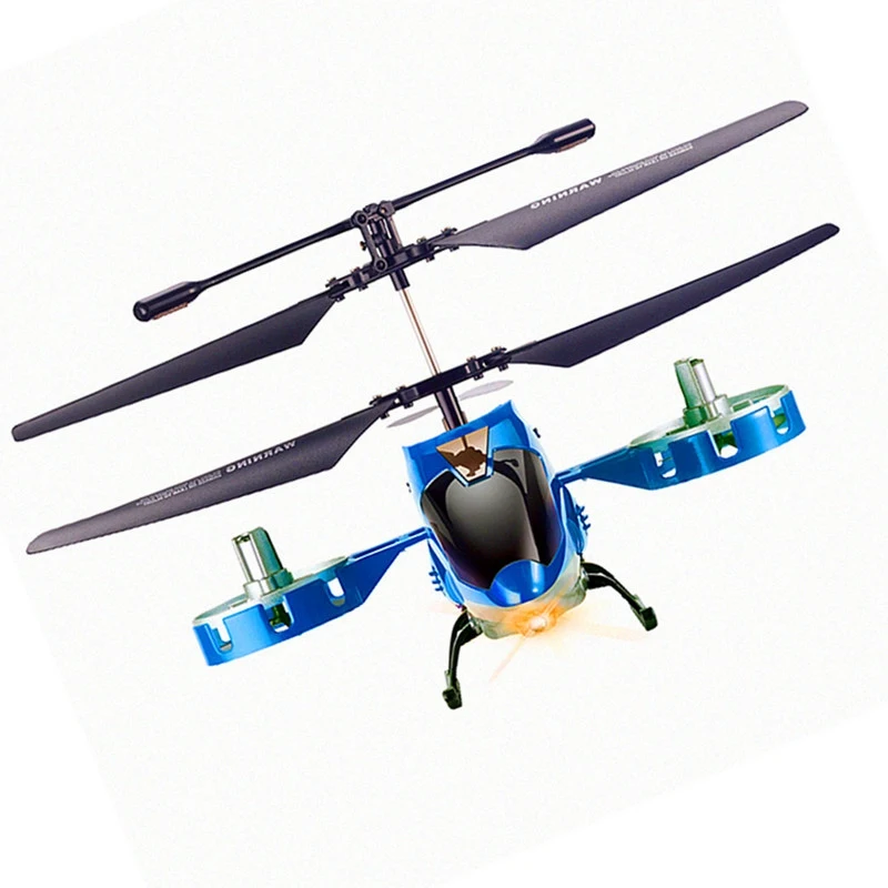 RC Helikopterjev z Žiro in LED Lučka 4 Kanal Zlitine Mini Helikopter Daljinski upravljalnik Igrača za Otroke & Odraslih