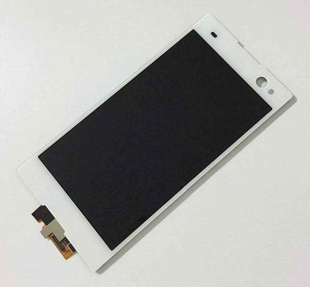 Zaslon na dotik, Računalnike Senzor Steklena Plošča + LCD Monitor Modul Zbora za Sony Xperia C3 D2533 D2502 S55T S55U + Okvir