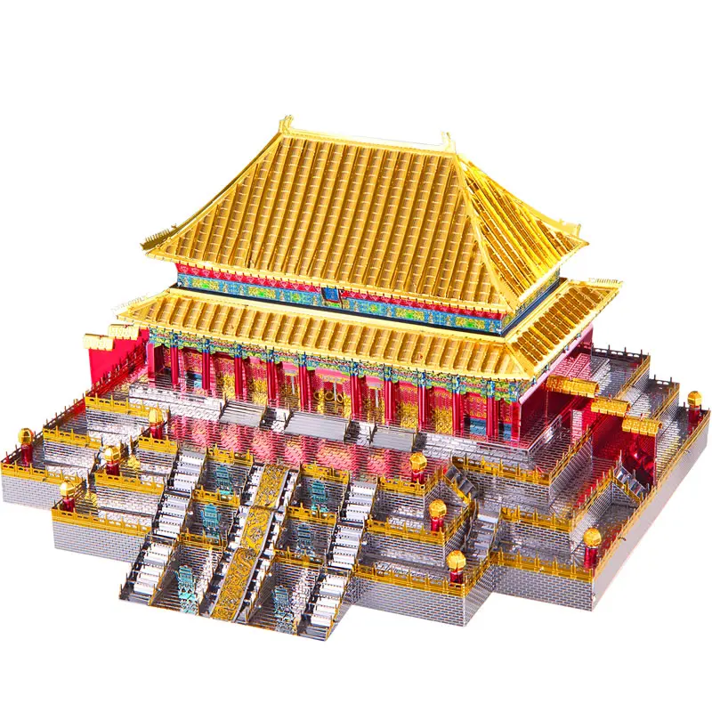 MMZ MODEL Piececool 3D Kovinski Puzzle Dvorani Vrhovno Harmonijo Model DIY Laser Cut Sestavljanje Sestavljanke Igrača Namizno dekoracijo