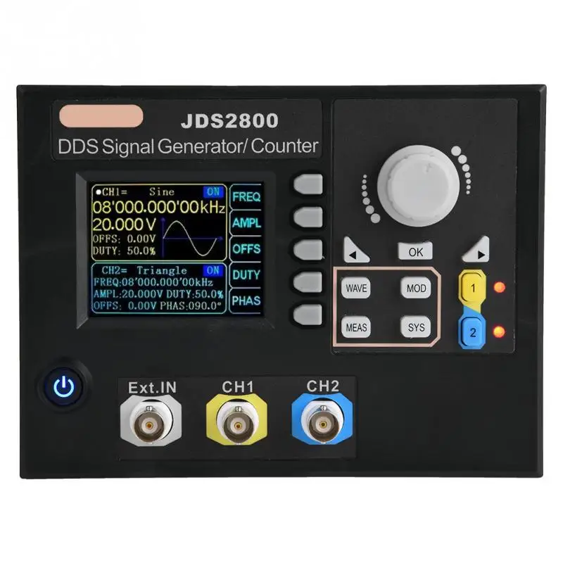 JDS2800 60MHz DDS Funkcijski Poljubna valovna Signal Generator+Programske opreme KRALJESTVU ZALOGI