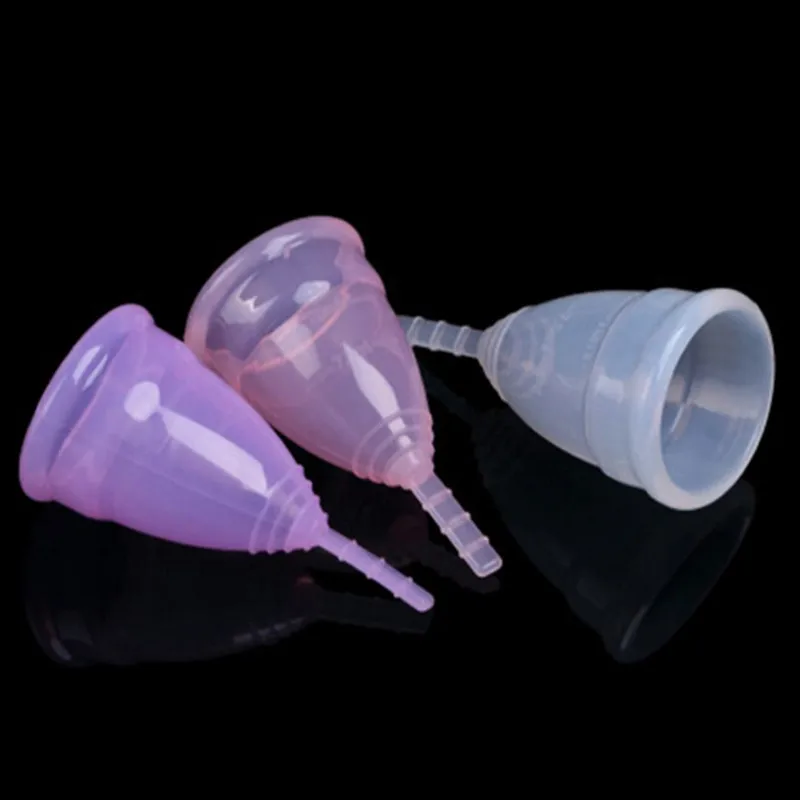 Trgovina na drobno menstrualne skodelice za ženske, žensko higieno izdelek medicinskega silikona vagina uporabo majhnih in velikih velikosti za izberite anner pokal