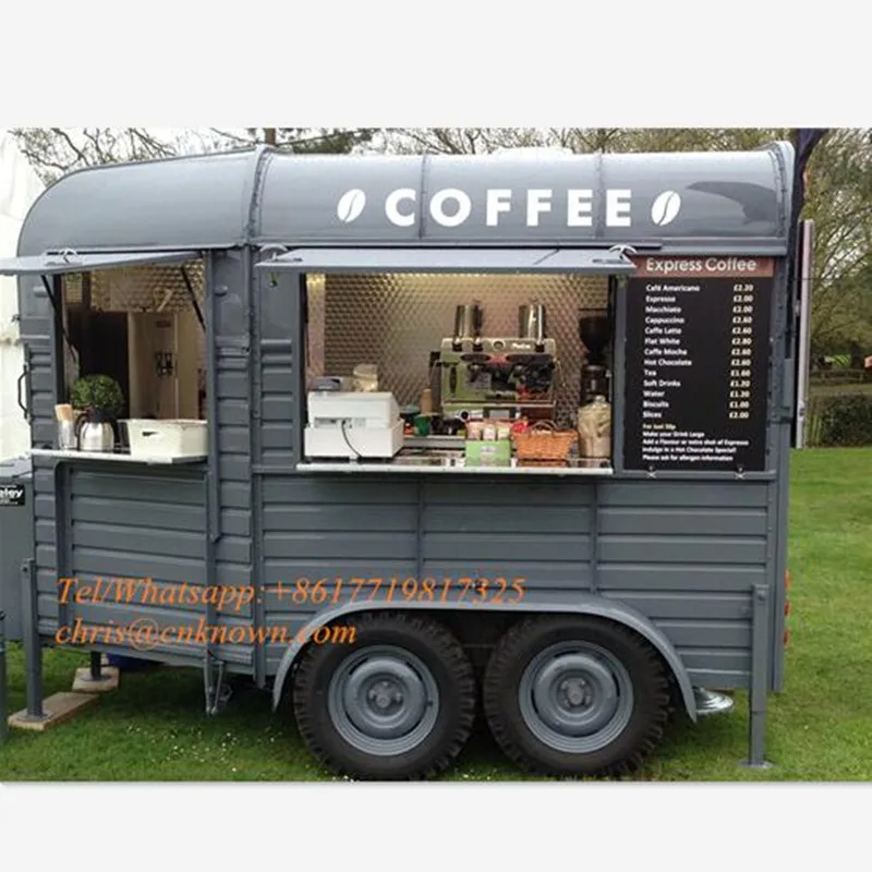 Nov Slog Kava Bar, Hrano Prikolico Mobilna Kuhinja Hrane Tovornjak kiosk Na Uličnih Hot Dog Voziček avtomat