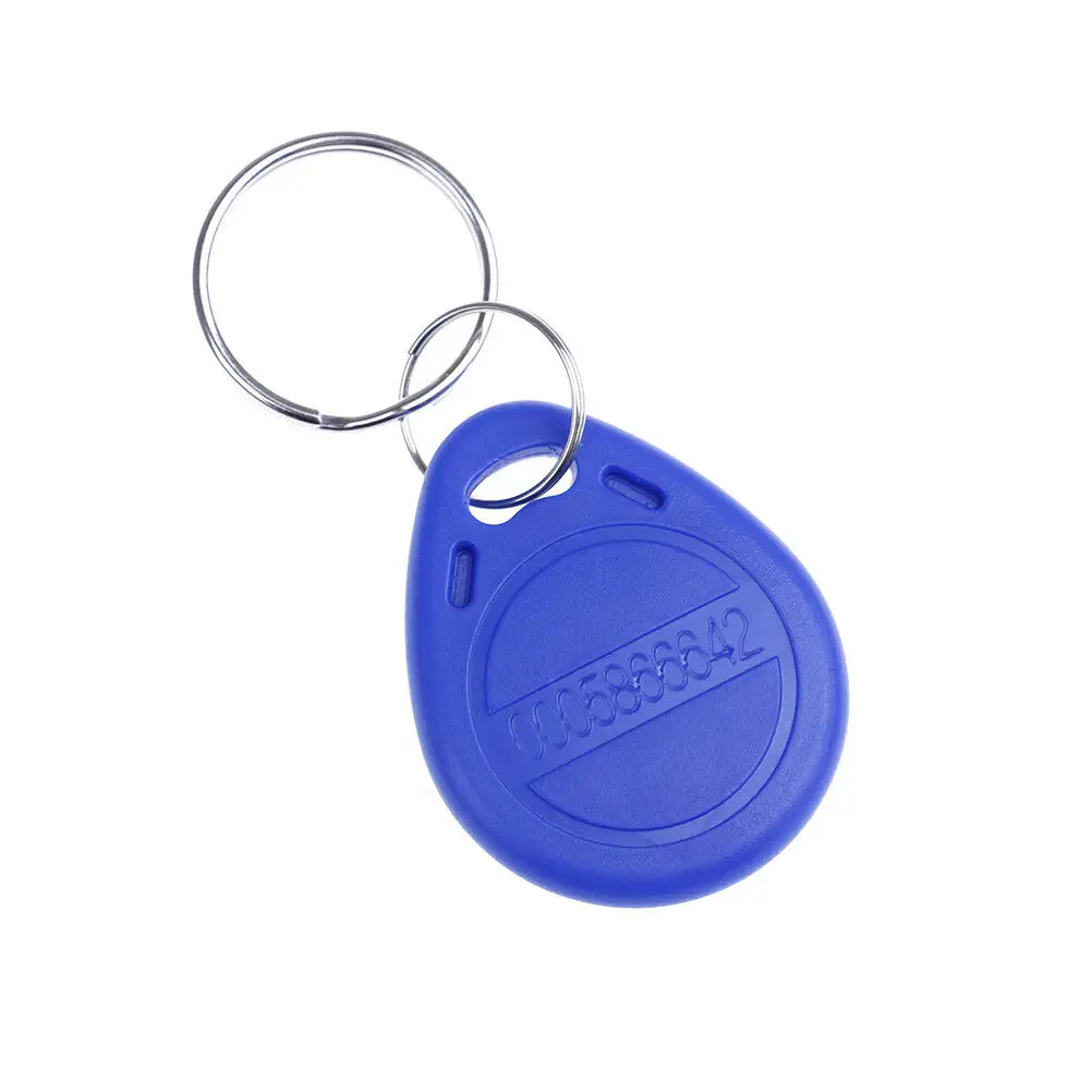 10Pcs TK4100 keychains 125KHZ RFID bližine id kartico, žetonom oznake ključnih fobs Debelo ID Kartico Oznake Vrata, Dostop do Kartice