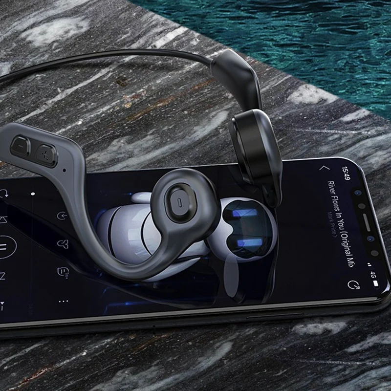 Z9 AI Smart Telefonski Slušalki Bluetooth Vratu Namesti Kosti Prevajanje Slušalke Bluetooth 5.0 Brezžične Slušalke
