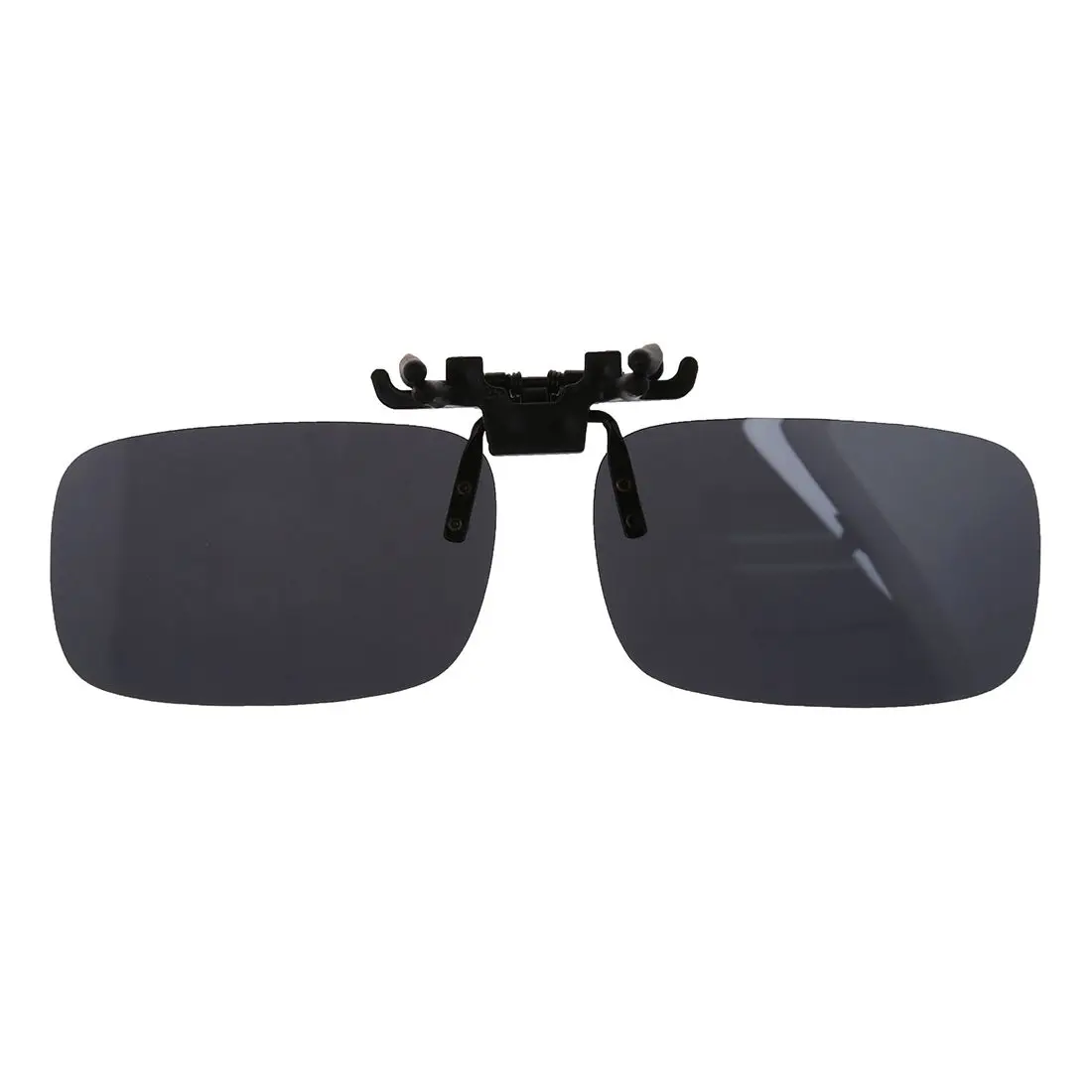 Unisex Sivi Objektiv Pravokotnik Flip Up Vožnjo Sončna Očala Posnetek Na Polarizirana Očala
