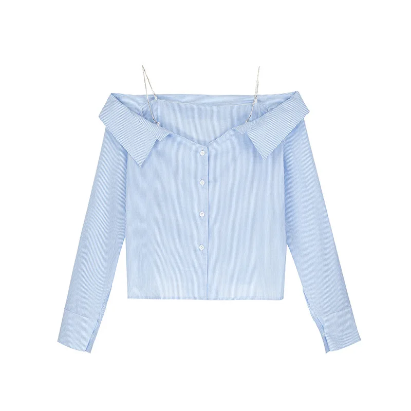Basic Majice, Bluze, Vroče Prodaje Ženske, Modno Oblikovanje Korejski Seksi Poševnica Vratu Bel Gumb Vrhovi Blusas Mujer De Moda 2020 Harajuku