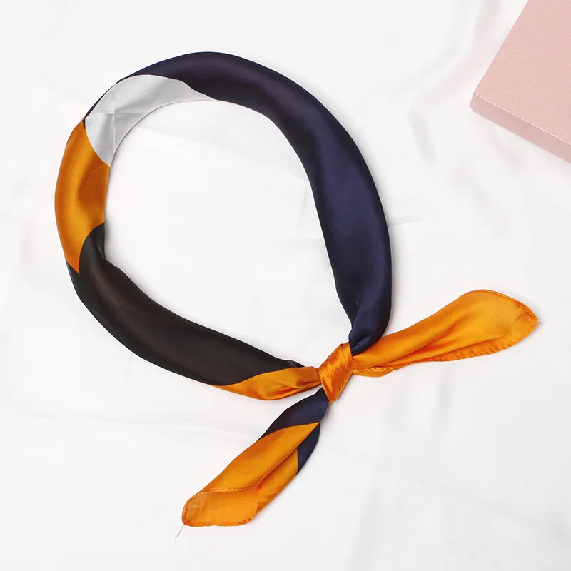 2020 70x70 Obroč Konj Večnamenski ženske Svile keper šal Saten kvadratnih kravato Hairband ženske foulard femme brisačo bufanda šal