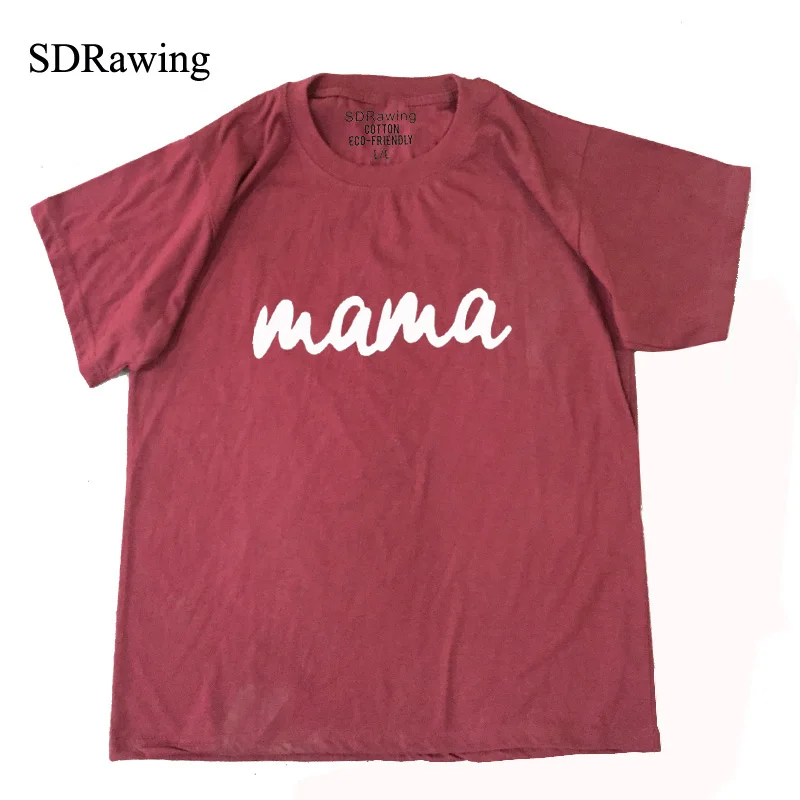 Mama T Shirt Nosečnosti Napoved Tee Shirt Mama, Da Se Grafični Tees Hipster Tumblr Prijetno vrhovi padec ladijskega prometa