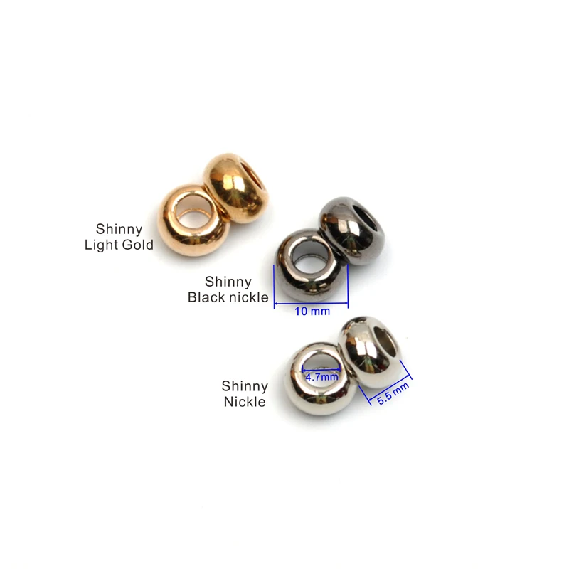 80pcs/veliko kovinsko cinkove zlitine bell zamaški krog kabel konča kroglice zvonovi zaklepanje plezati nickle, črna, zlata brezplačna dostava BELL-012
