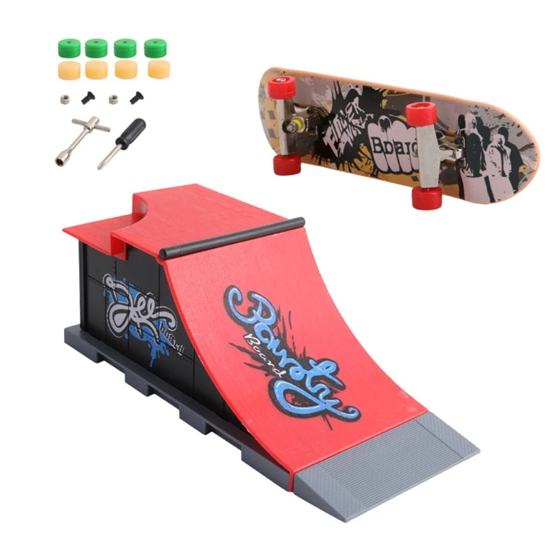 Skate Park Ploščadi Deli za Tech Deck Fingerboard Prst Odbor Končni Parkov Novo GXMB