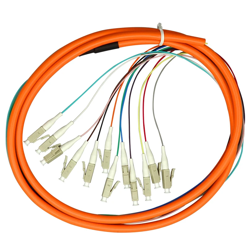 LC 12 jeder Simplex načinu fanout vlaken kika LC Konektor multimode 1,5 M Snop svjetlovodni Pigtails Brezplačna dostava