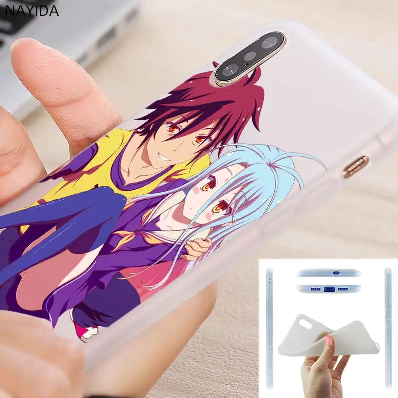 Anime Primeru za Xiaomi Mi 10 8 A2 A3 CC9 Lite 9 Opomba 10 Pro a1 a2 5x 6x Ne Igra NOBENE življenje Anime
