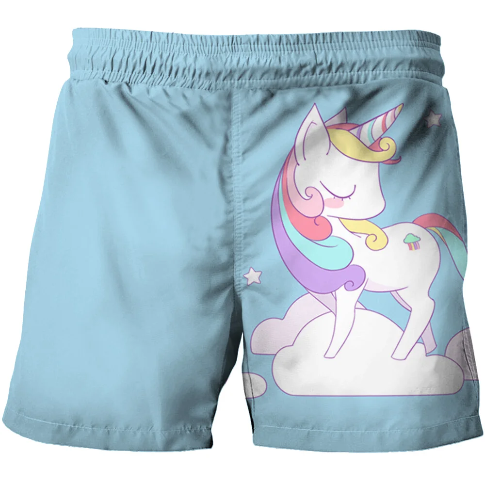 Samorog Smešno Anime hlače Fantje Dekleta risanka poletje Otroci Srčkan Risanka dihanje hlače, Otroci in Modnih 2020 poletje vroče prodaje