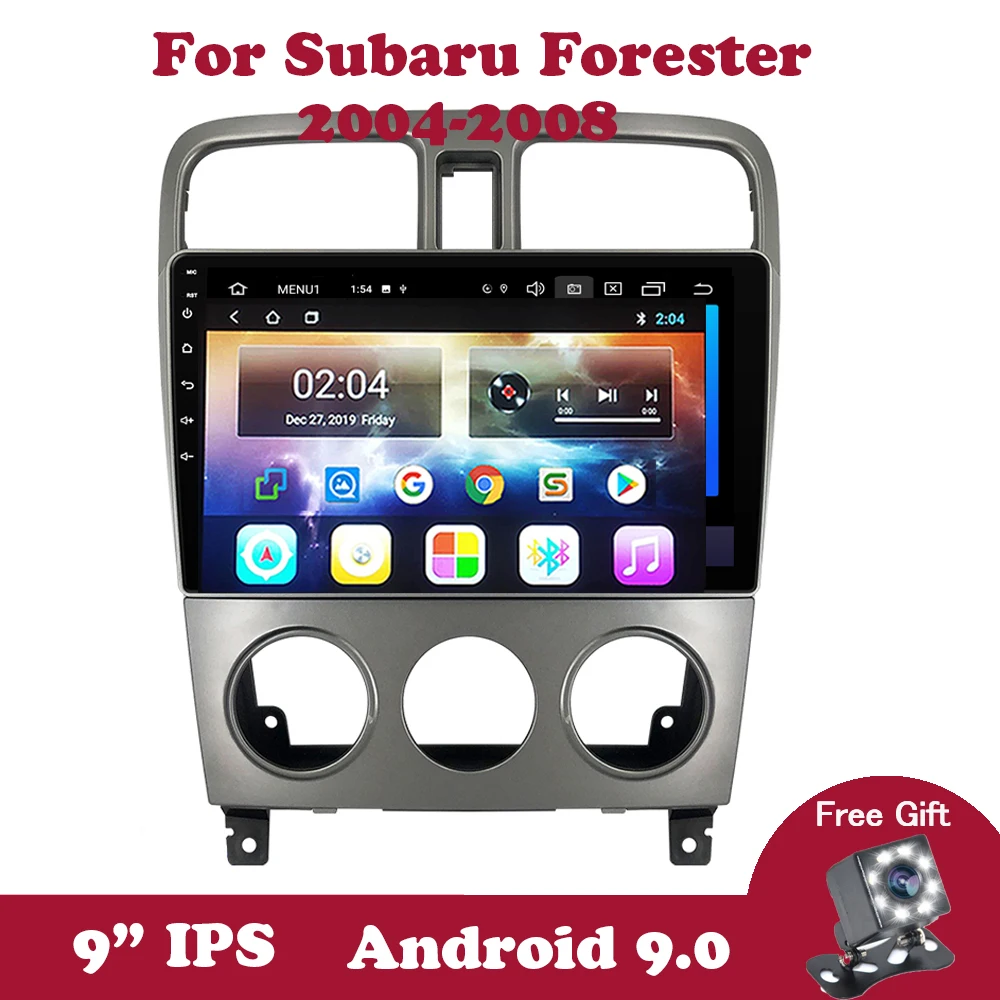 Android 9.0 Za Subaru Gozdar Spojler 2004-2007 2008 DVD Wifi Avto Radio Multimedijski Predvajalnik, Bluetooth, 2 Din Navigacija GPD OBD2