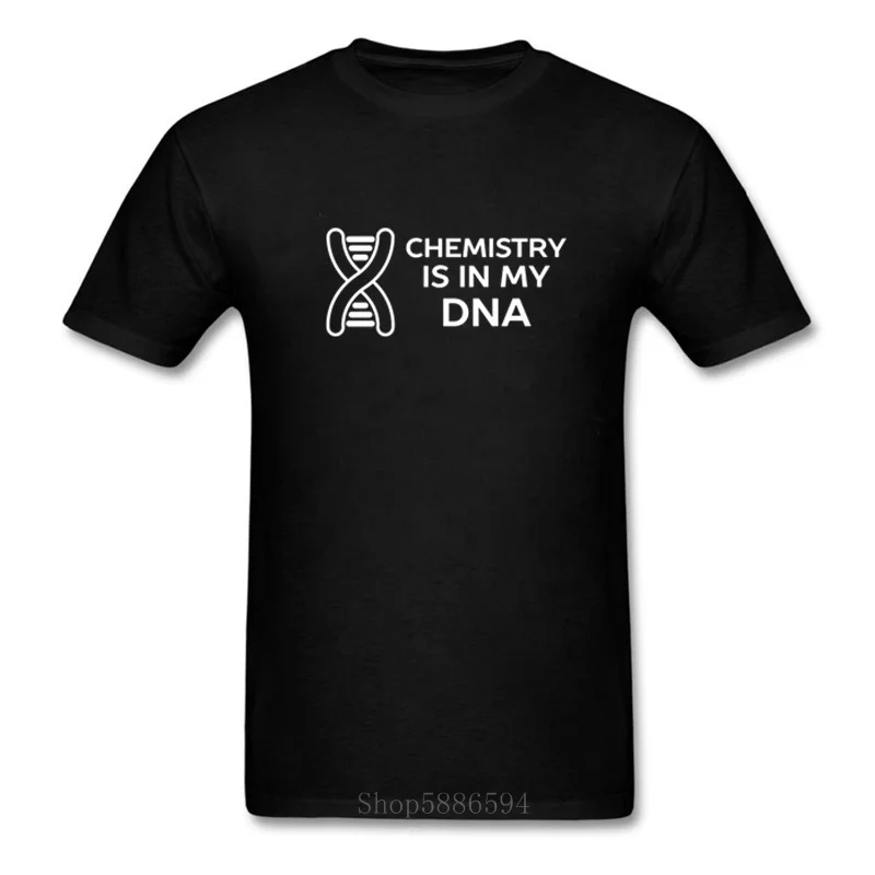 2020 Ustvarjalno Oblikovanje Črk Kemija je v mojem DNK Natisnjeni Znanost Pun T Srajce Moda za Moške, Bombaž Vrhovi Poletje Cool Tees