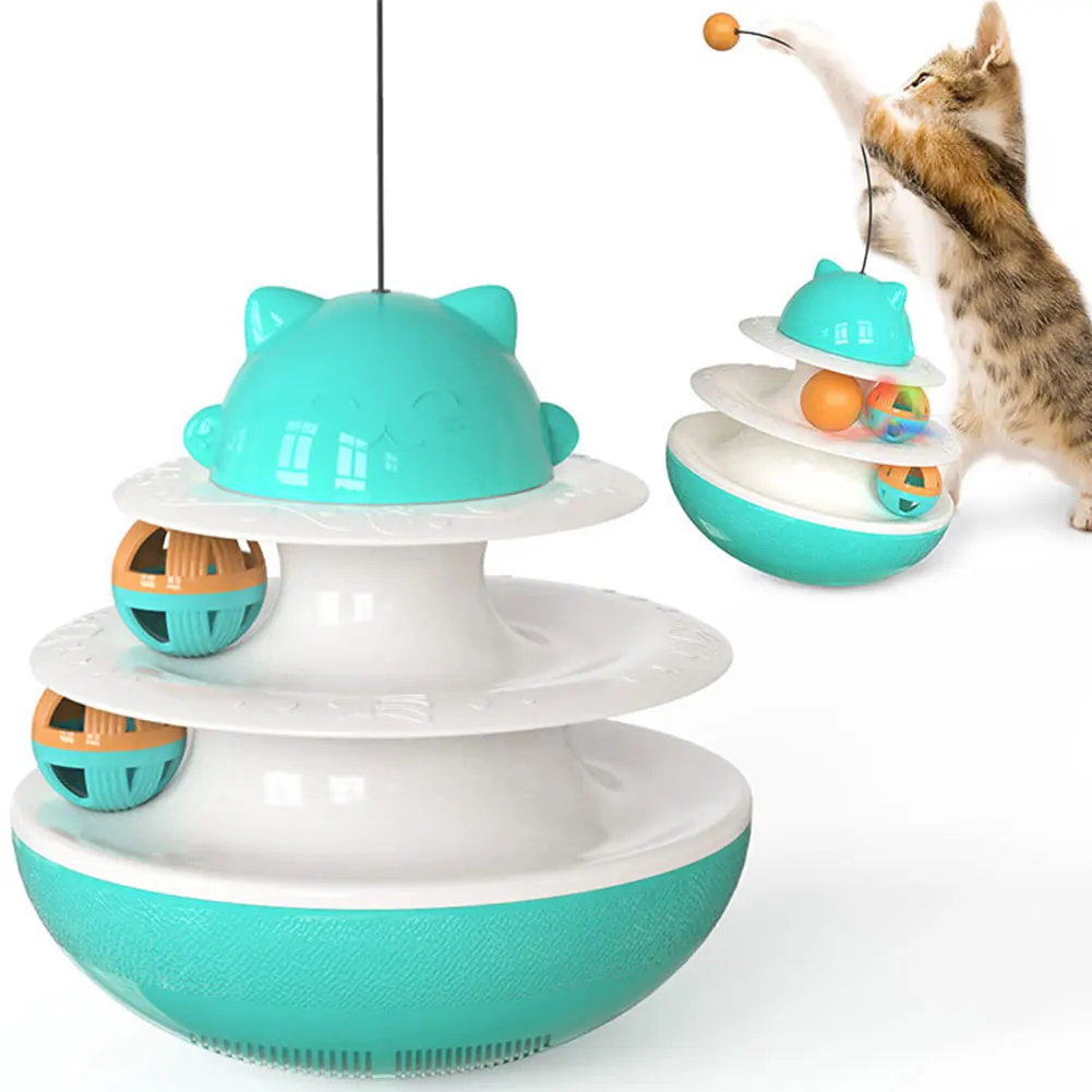 Mačka Svetlobna Žogo Inteligence Interaktivni Pet Skladb Ploščo Dve Stopnje Hišne Vajo Igranje Smešno Molarno Skladbo Gramofon
