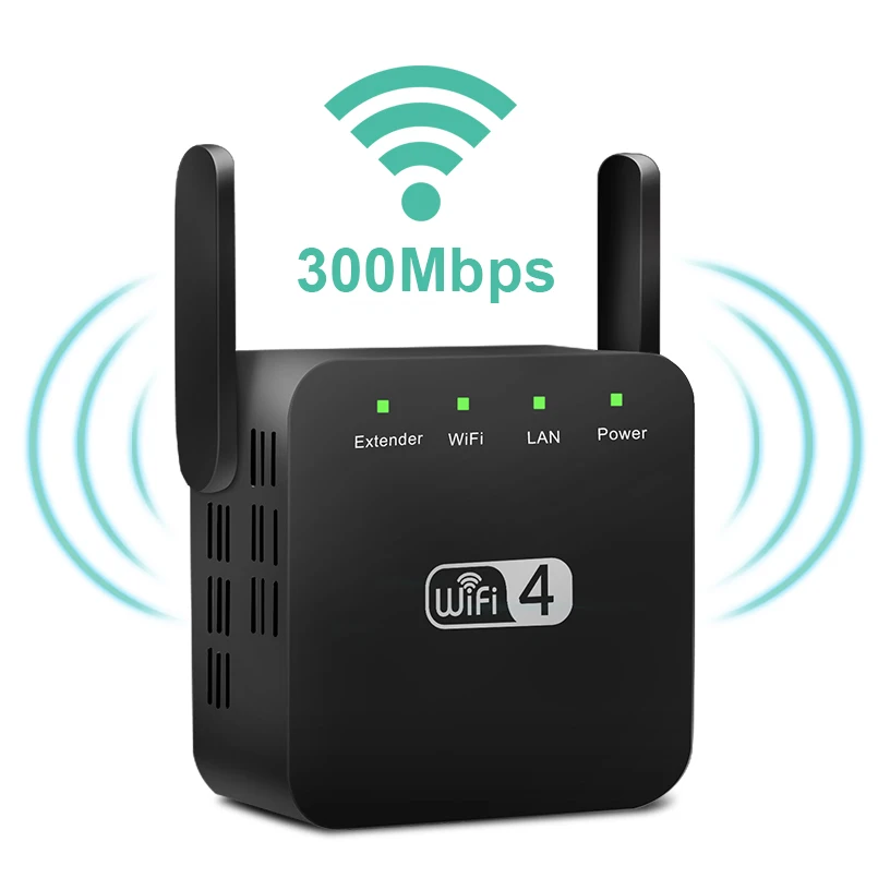 300Mbps, WiFi Vmesnik Pro 300M Ojačevalnik Omrežja za razširjanje Usmerjevalnik Moč Extender Roteador 2 Antena za Usmerjevalnik Wi-Fi