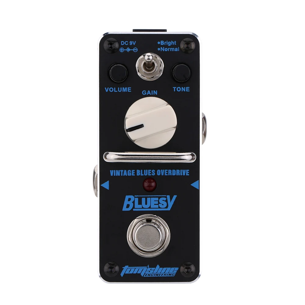 AROMA ABY-3 Bluesy Letnik Blues Overdrive Mini Električna Kitara Učinek Pedal s True Bypass Visoko kakovost Kitare Dodatki