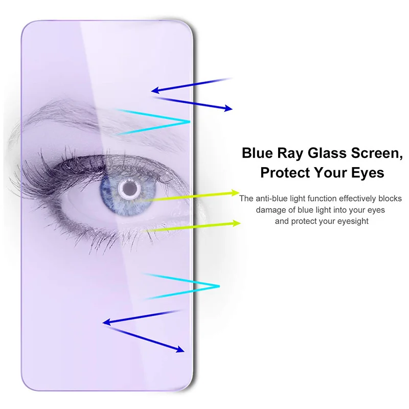 Za Huawei P Smart Ž 2020 Anti-blue Ray Kaljeno Steklo Screen Protector Za Huawei P Smart Plus 2019 Anti Modro Zaščitno Steklo