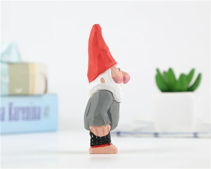Santa Claus Namizje Decrations Figur Miniature Okraski DIY Mikro Krajine Božično Darilo Lesa Obrti Figurice Doma Dekor