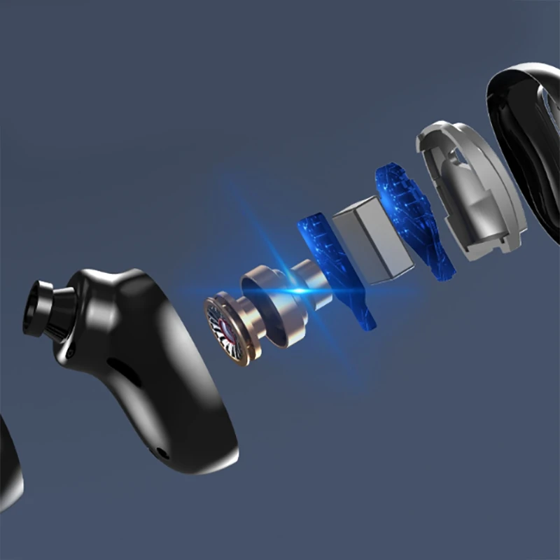 TWS Brezžični Čepkov 3D Stereo Bluetooth Slušalke 5.0 z Dvojno Mic Vodotesne Slušalke Samodejno Seznanjanje Slušalke