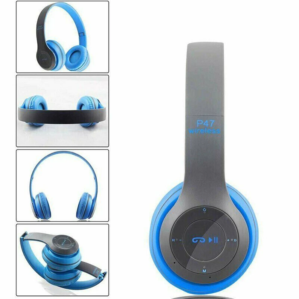 Bluetooth V5.0 Brezžične Slušalke Ear Zložljive Stereo šumov Slušalke za Video Igre in Skupno Slušalke