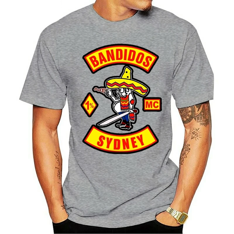2020 Moda Bombaža T-shirt Novo Bandidos Mc Texas motorno kolo, Velikosti S-3Xl