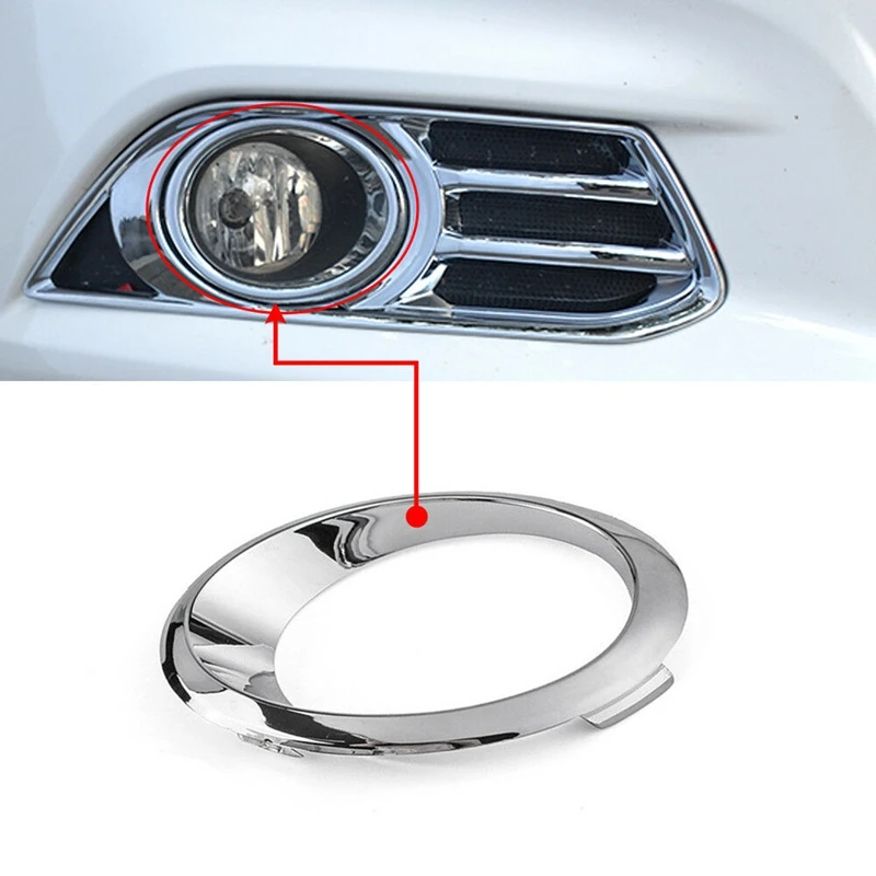 Za Ford Fusion Mondeo 2013-2016 Chrome Sprednje Luči za Meglo Pokrov Plošče Trim Obroč LH&RH Par