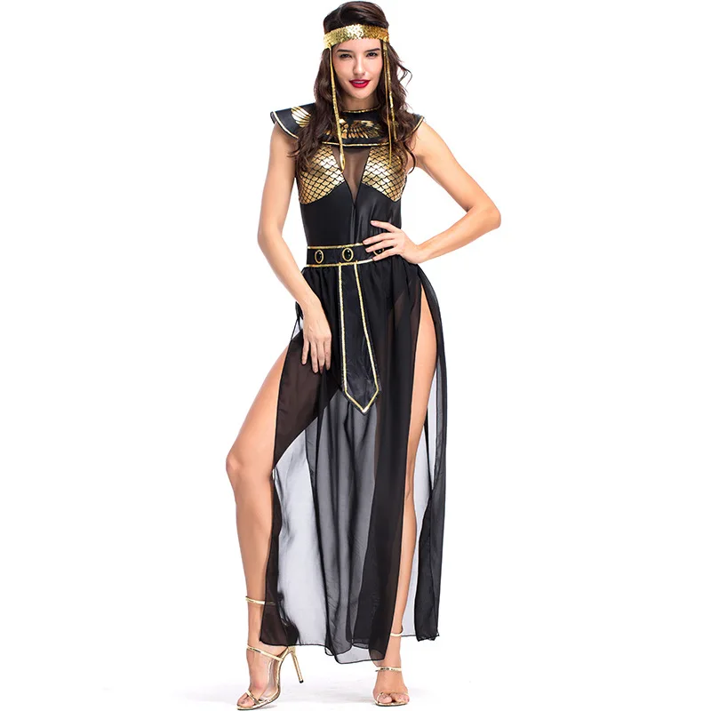 Seksi Deluxe Ženske Pustna Kleopatra Egipt Ženska Noša Egipčanske Boginje Kostum Egipt Kraljica Cosplay Kostum