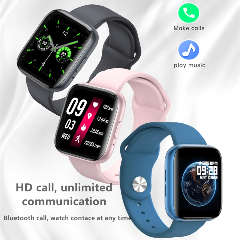 T99 Pametno Gledati Šport IPX5 Nepremočljiva Krvni Tlak Smart Watchs Bluetooth Klic Popolno Fitnes Tracker Za Ženske, Moške