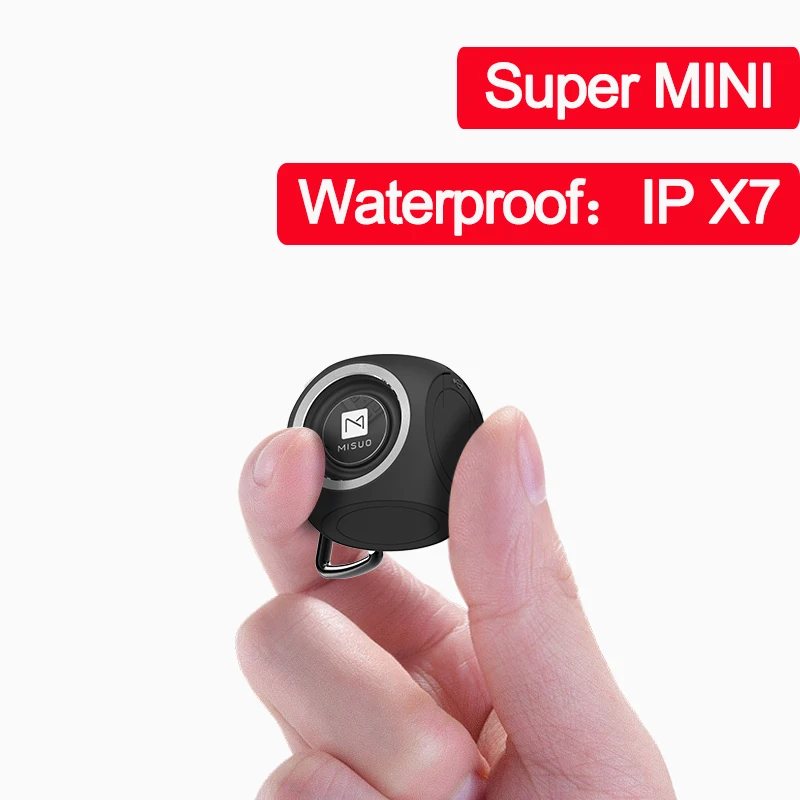 M3 IPX7 nepremočljiva Super Mini Brezžični Bluetooth Zvočnik Prenosne, Vgrajene inMicrophone Prah in umazanija, ki so odporne s Carabiner