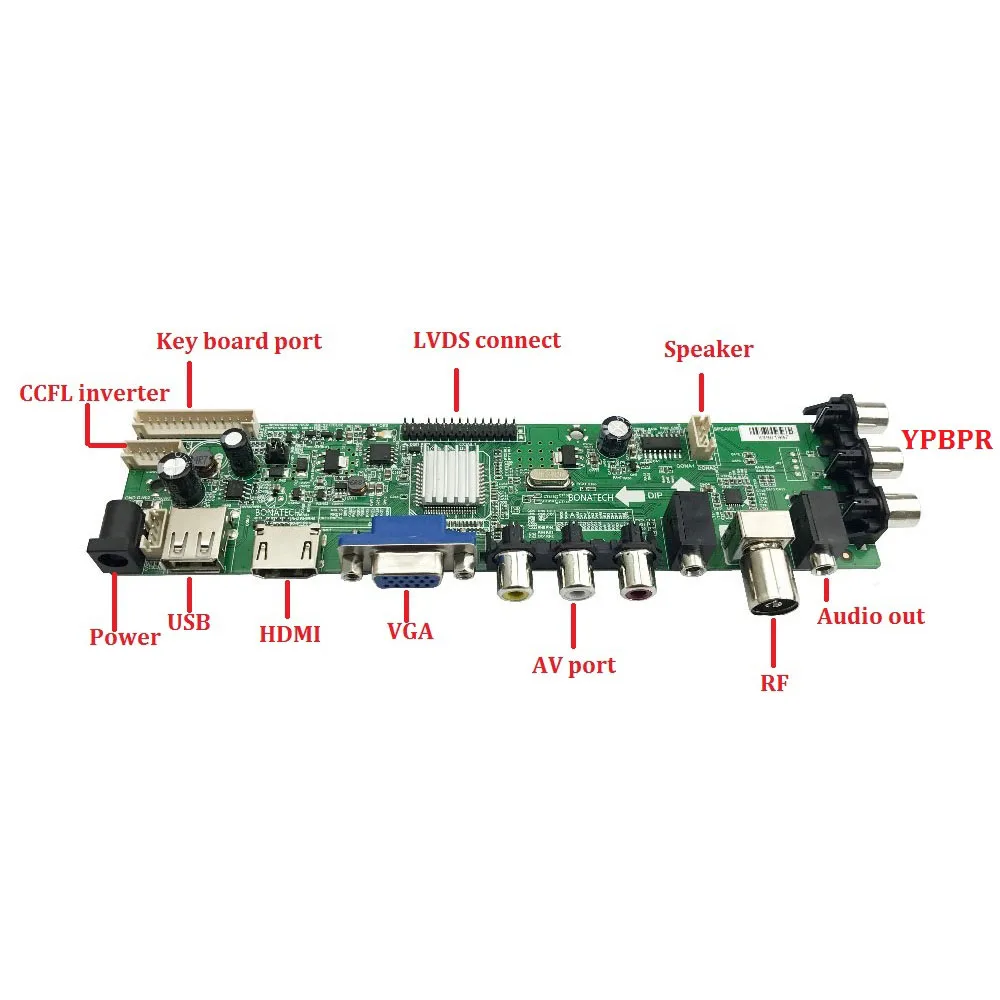 Komplet za HSD190ME13-A10/HSD190ME13-A12 Krmilnik odbor Plošče HDMI VGA Digitalni LCD TV AV USB DVB-T2 DVB-T 1280 X 1024 30pin 4 CCFL