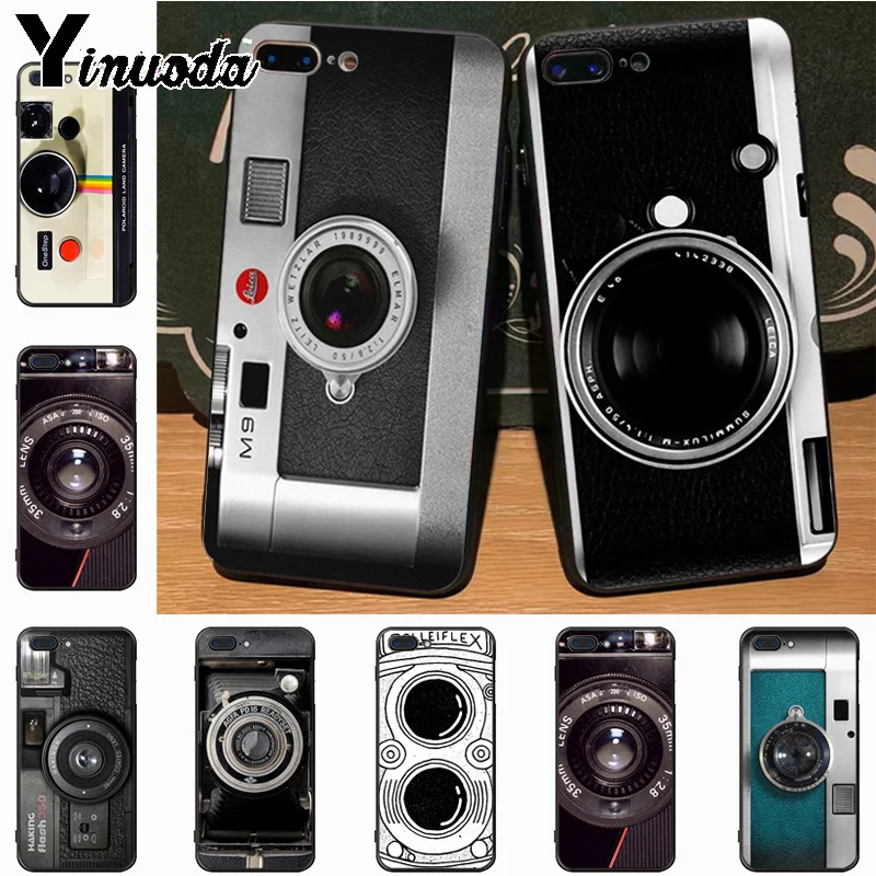 Yinuoda stari Fotoaparat Edinstveno Zasnovo, Visoko Kakovost primeru telefon za iPhone 7plus X 6 6S 7 8 8Plus 5S 11pro primeru