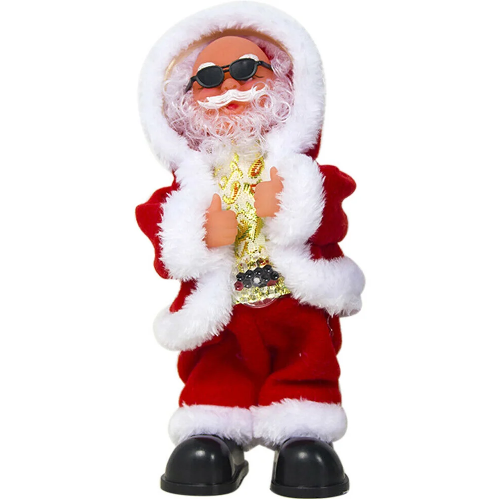 Električni Santa Claus Ornament Lutka Pleše/igra Klavir/ Božični Okraski Santa Claus Lutka Igrače za Otroke Darilo