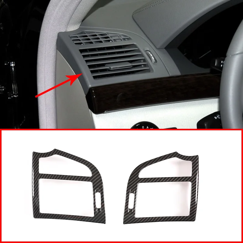 Za Mercedes-Benz S-Razred 2008-2013 Strani izstopu Zraka Sprednji Okvir Zraka Vtičnica Socket Dekorativni Pokrov, Okvir Avto Dodatki srebrna