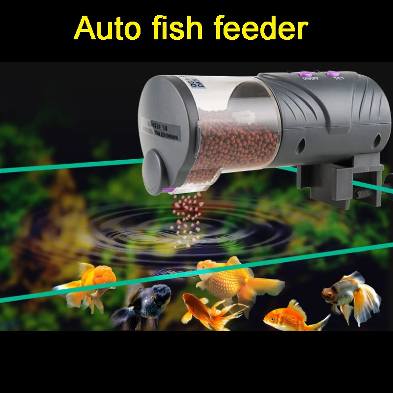 Avtomatske Električne Plastičnih Ribe Časovnik Napajalni Domači Akvarij Hrane, Hranjenje Prenosni Ribe Napajalnega Orodja