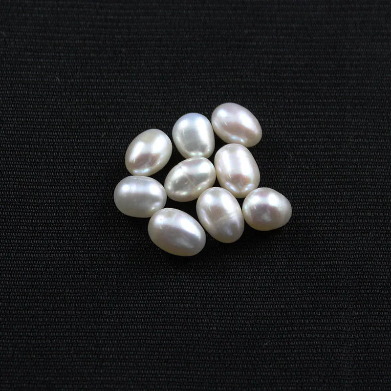 Pravi naravnih sladkovodnih biserov velikosti 6 mm-8 mm za pearl kletko biserno ogrlico, Zapestnico, uhane kletko