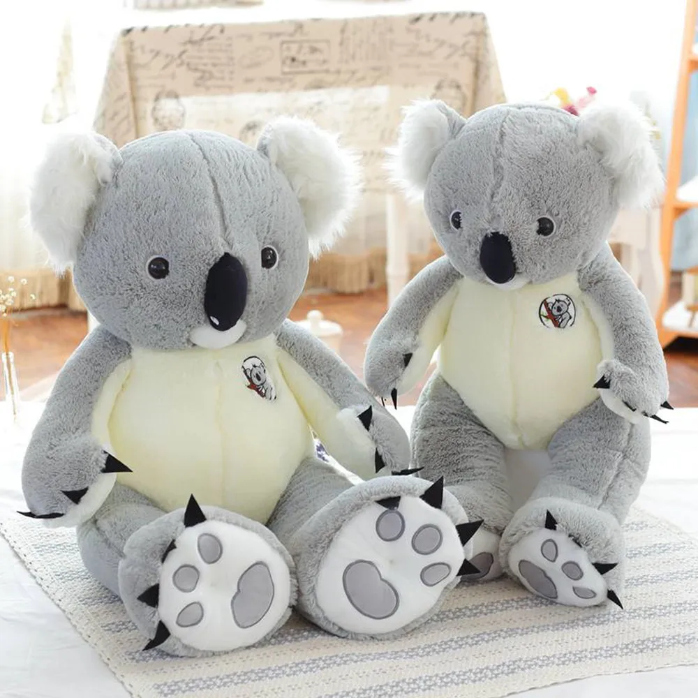 1PC 80/100CM Koala Plišastih Igrač za Otroke Darilo Živali Koala Mehko Polnjene Plišastih Srčkan Koala Igrače Najboljše Darilo za Rojstni dan za Otroke