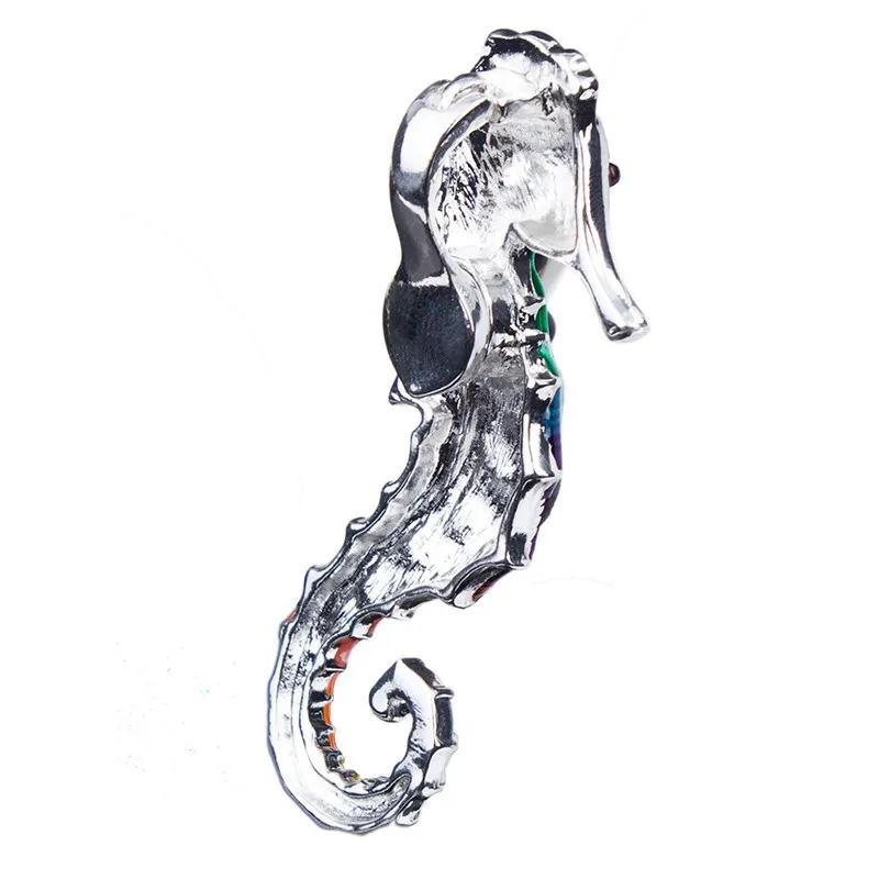 Novi Modni Nakit Postavlja Visoko Kakovost Gold/Silver Plated Kroglice Multicolor Sea Horse Design Žensko Ogrlico iz Poročni Nakit