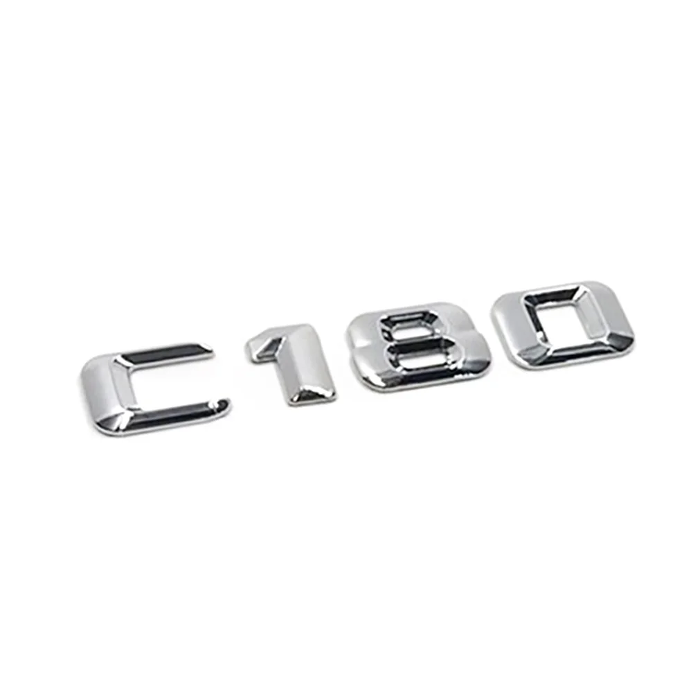 Za Mercedes C-Class C180 C200 C220 3D Prtljažniku Avtomobila Emblem Značko google Chrome Črke Modela Avtomobila Uspela Značko, Nalepke, Embleme