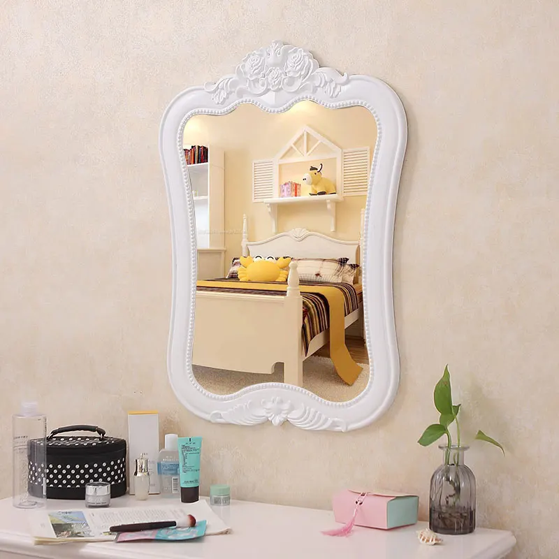 Evropski kopalnica neto rdeče ogledalo steni visi spalnica toaletno mizico kozmetični salon posteljo, ogledalo WF910936