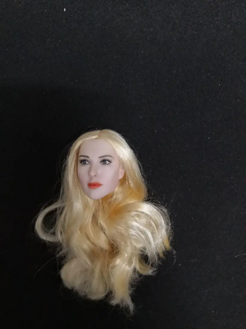 Po meri 1/6 ženska figura, vodja carving blondinka za 12 inch akcijska figura telo