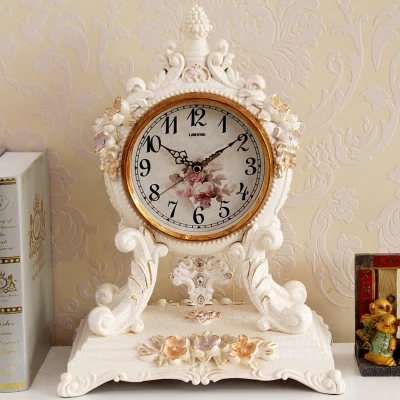 Spalnica Dnevna Soba Modna Ura Preprosto Tiho Mala Stari Namizni Ura Starinsko Urad Retro Dekor Horloge Desk Clock BY50DC